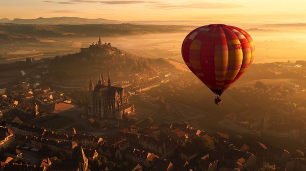 Une aventure en montgolfière au-dessus du puy-en-velay